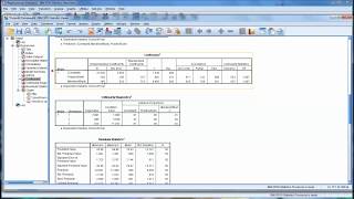 Linear Regression in SPSS [upl. by Nuawtna]