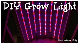 DIY 35 LED Grow Light [upl. by Ayle944]