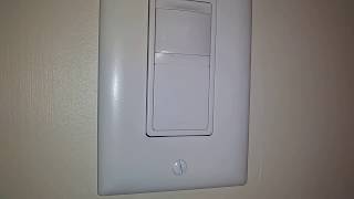 Legrand Pass amp Seymour Motion Detector Switch Occupancy Sensor Delay Setting Programming [upl. by Yelnik]