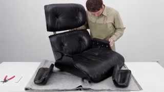 We made a new version video link below How to restore Eames Lounge Chair with broken shock mounts [upl. by Htebaras]