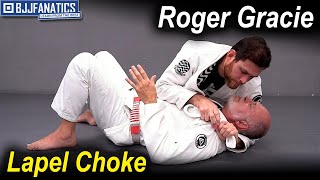 BJJ Basics  Lapel Choke by Roger Gracie [upl. by Miarfe]