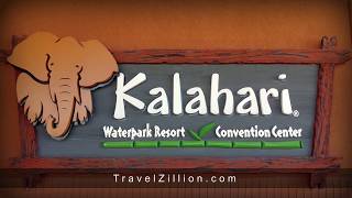 Kalahari Waterpark Resort in Ohio  A Walk Around Tour  TravelZillioncom [upl. by Haldan]