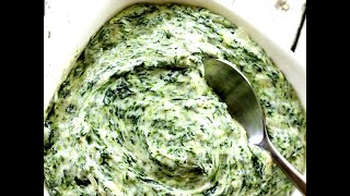 Easy Creamed Spinach Recipe [upl. by Larianna]