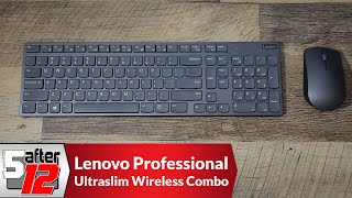 Lenovo Professional Ultraslim Wireless Combo Keyboard and Mouse [upl. by Kyrstin]