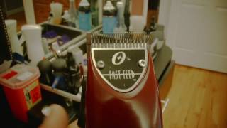 Oster Fast Feed Zero Gap  Blade Change Method [upl. by Chirlin]