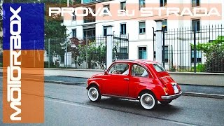 Fiat 500 Elettrica by Officine Ruggenti la prova di MotorBox [upl. by Pris]