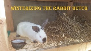 Winterizing the Rabbit Hutch [upl. by Russel]