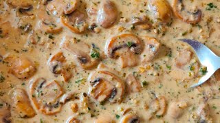 Creamy Mushroom Sauce Recipe [upl. by Seuqcaj]