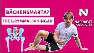 Ont i Bäckenleden 3 Grymma Övningar [upl. by Crispa]