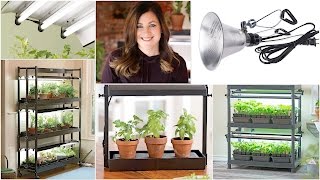 5 Indoor Grow Light System Ideas  Garden Answer [upl. by Senaj905]