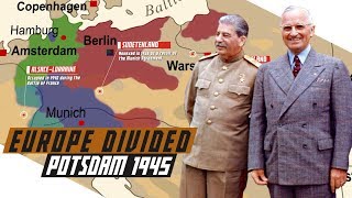 Potsdam 1945  PostWorld War Division of Europe [upl. by Asilrac]