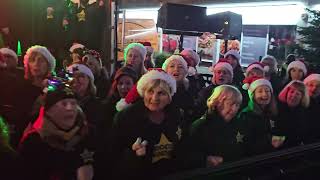 WHAT CHRISTMAS MEANS TO ME Rock Choir at Birkdale Lights Switch On 1st December 2024 [upl. by Ahar787]