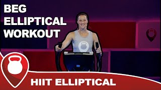 Beg Elliptical Class  HIIT Elliptical Trainer Workout  Fitscope Studio [upl. by Silrak]