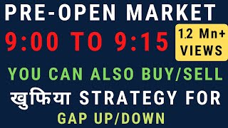 What is Pre Opening Session in Stock Market  How to trade in Pre Open Market [upl. by Ardnala]