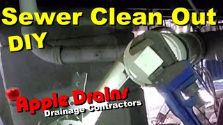 Blocked Drain Sewer Clean Out How To for Homeowners [upl. by Sprague]