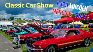 Classic car show Ford Nationals 2021 FoMoCo Lincoln Mercury classic cars amp trucks Carlisle PA 4K [upl. by Ellehcsar163]