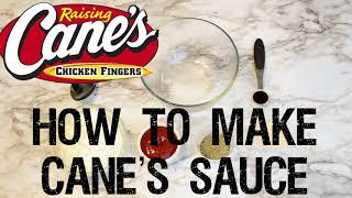 HOW TO MAKE RAISING CANES SAUCE Homemade Style Recipe SUPER EASY and DELICIOUS [upl. by Ahsyad907]