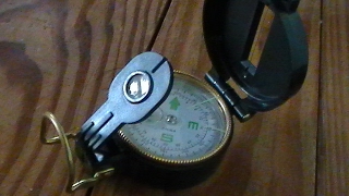 Using A Lensatic Compass For Dummies [upl. by Flyn]