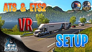 ATS and ETS2 VR settings  how to set it up [upl. by Waltner]