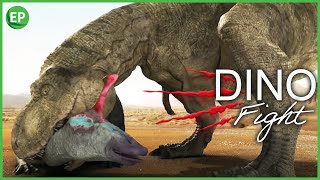 Dinosaur fight Velociraptor vs Tsintaosaurus  Learn about dinosaurs  Dino battle  the Dinosaur [upl. by Nnylsor]