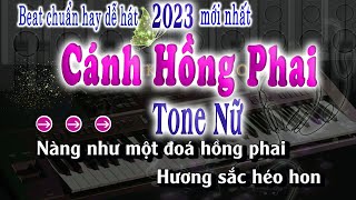 Cánh Hồng Phai Karaoke Tone Nữ Tiktok Karaoke [upl. by Wenonah39]