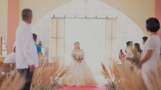 Simple Church Wedding Ceremony  Wedding Procession [upl. by Spragens858]