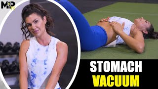 How To Do A Stomach Vacuum  Train Your Transverse Abdominis [upl. by Sinoda]