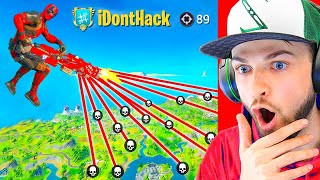 AIMBOT HACKER in Fortnite is INSANE CRAZY HACKS [upl. by Noed]