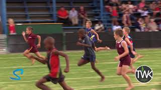 Primary School Athletics  HM Swart Top 15 Event 140218 Sprints Boys [upl. by Etnomed938]