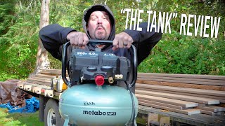 Review Metabo HPT quotThe Tankquot Air Compressor  Dr Decks [upl. by Ayote]