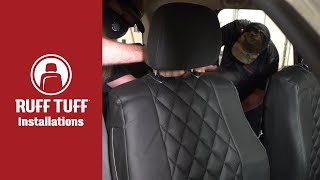 Ruff Tuff Custom Seat Cover Installations [upl. by Selemas979]