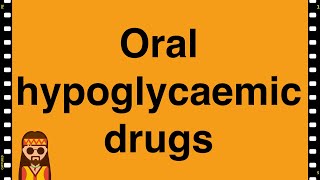 Pharmacology Hypoglycaemic or Anti diabetic drugs MADE EASY [upl. by Nivlem]