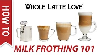 Milk Frothing for Beginners [upl. by Anerac]