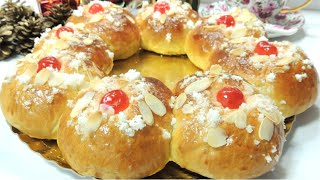 Auténtico ROSCÓN o Rosca de Reyes Magos [upl. by Thier974]