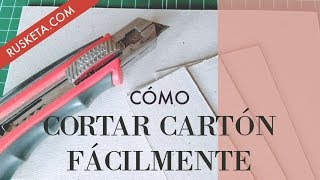 💥 Cómo CORTAR CARTÓN fácilmente 💥  Cartonaje básico [upl. by Eerdua149]