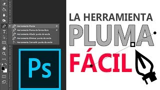 Tutorial Herramienta Pluma en Photoshop  FÁCIL [upl. by Neoma758]