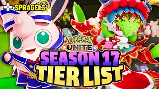 NEW Season 17 Pokemon Unite Tier List [upl. by Safko]