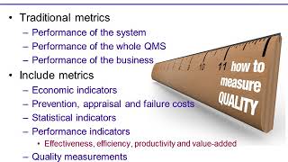 Quality Metrics  GMP and Beyond [upl. by Os]