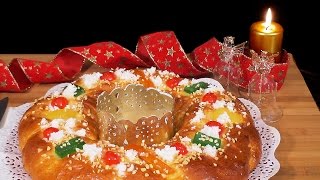 Receta Roscón de Reyes tradicional  ROSCÓN DE REYES EL AUTENTICO Y TRADICIONAL Loli Domínguez [upl. by Adraynek90]