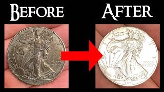 How to Clean Silver Coins at Home Cheap and Easy [upl. by Stillas]