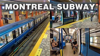 Montreal Metro Subway Ride amp Eaton Centre Walk July 2021 [upl. by Otit]