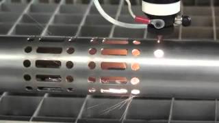 Kern Laser Systems Pipe Cutting with 150W CO2 Laser [upl. by Araec459]