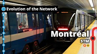 Montreals Metro Network Evolution [upl. by Germin]