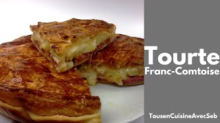 TOURTE FRANCCOMTOISE Tous en cuisine avec Seb [upl. by Jonette]