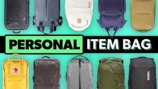 10 Personal Item Bags  Under Seat Backpacks for Ryanair Spirit and More [upl. by Bounds]