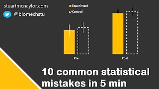 Ten Statistical Mistakes in 5 Min [upl. by Maddis]