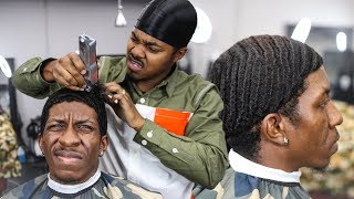 MUST SEE AGAINST THE GRAIN HAIRCUT  END OF 28 WEEKS WOLF  360 WAVES TRANSFORMATION [upl. by Hahnke]