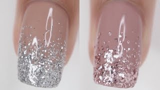 DOs amp DONTs Glitter Gradient Nails  how to do glitter gradient nails [upl. by Harberd823]