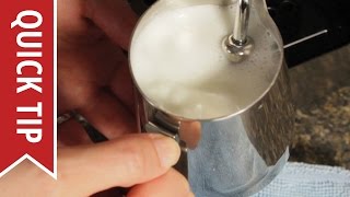 How to AutoFroth Milk for Lattes [upl. by Ailak268]