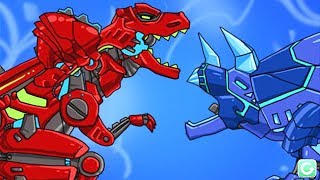 Dino Robot Corps ALL ANIMATIONS  Eftsei Gaming [upl. by Suirtemid]